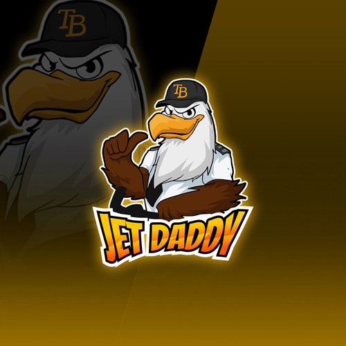 Jet Daddy - Logo Mascot