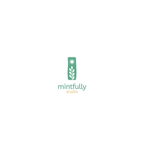 Minimal logo concept for wall decor