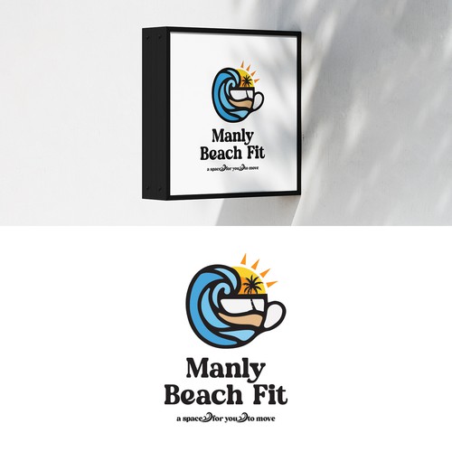 Classic Logo Design for Manly Beach Fit