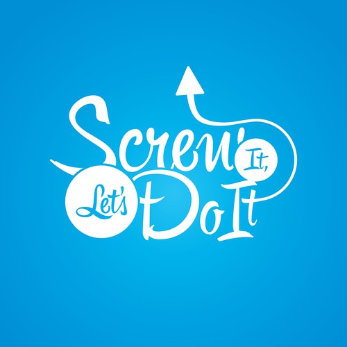 Poster "Screw it, let's do it" for Startup Vitamins