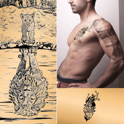 Tattoodesign!! Realistic draw!!