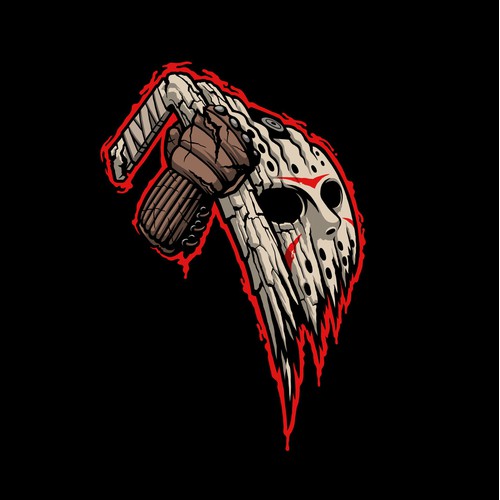 Halloween / Friday the 13th Inspired Hockey Team Logo