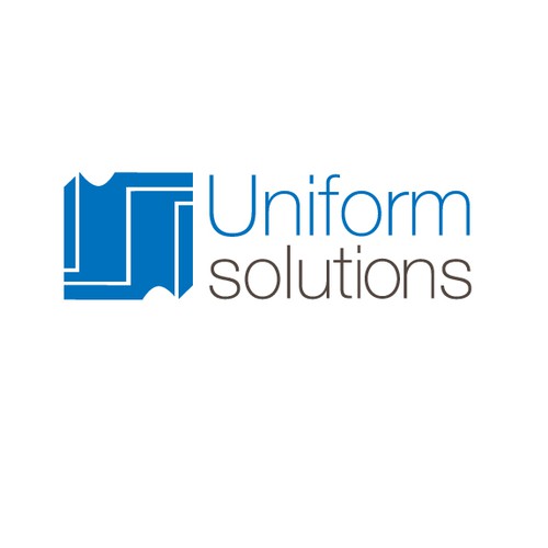 Logo for uniform rental service 