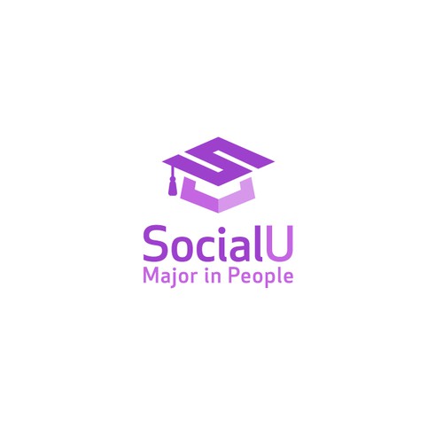 Create an elegant University Themed Logo for a Social Media iPhone App