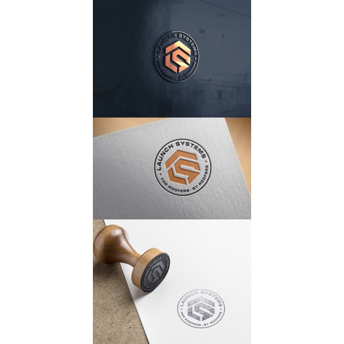 Design for Marketing Roofers Company logo ( LAUNCH SYSTEMS )