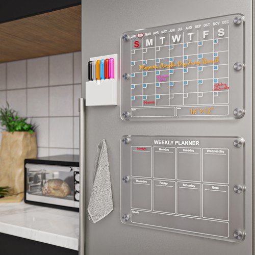 Design Transparent Magnetic Calendar