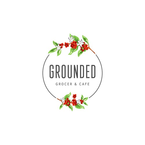 Creative logo design for an up-and-coming cafe & grocer