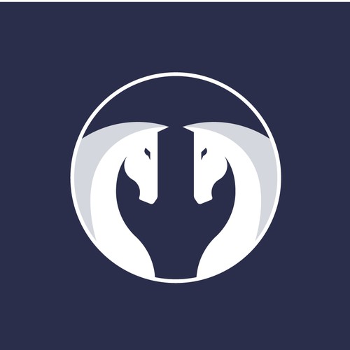 Modern family crest logo
