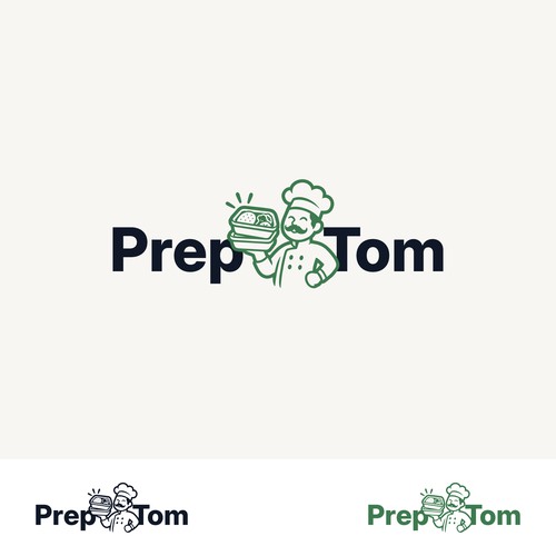 Logo concept for prep meal website