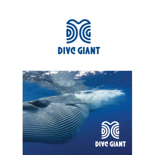 Bold logo for DIVE GIANT