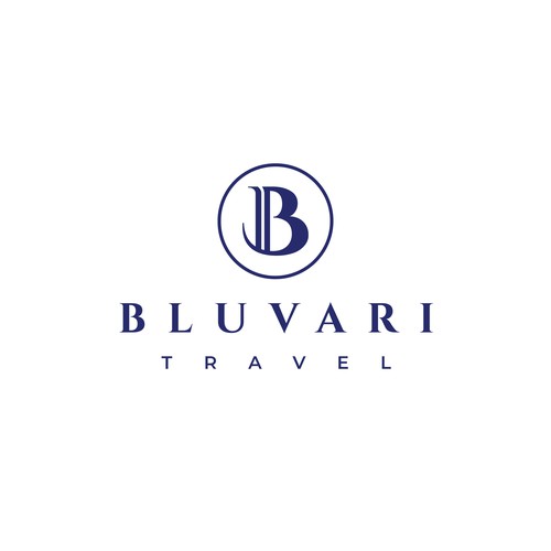 Bluvari Travel Luxury Logo