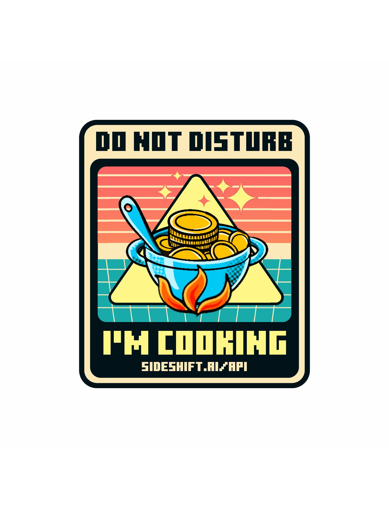 90s Retro Sticker Design with a Modern Twist