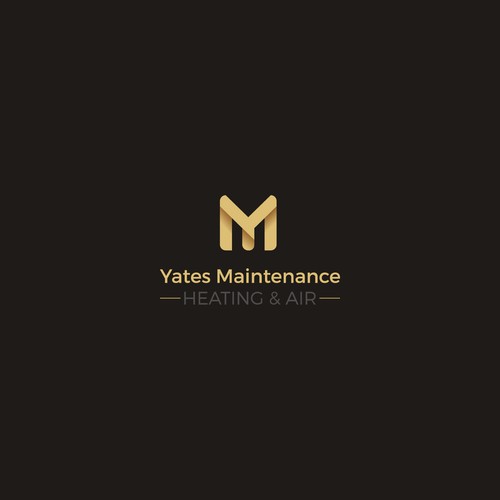 Modern minimal logo for HVAC company