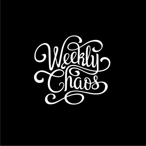 Weekly Chaos band lettering logo