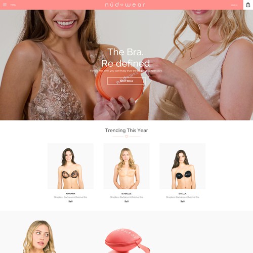 web design for nudwear