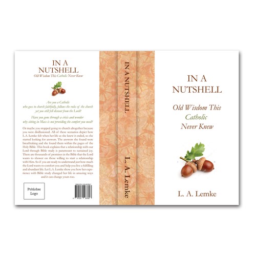 Book cover design "In a nutshell"