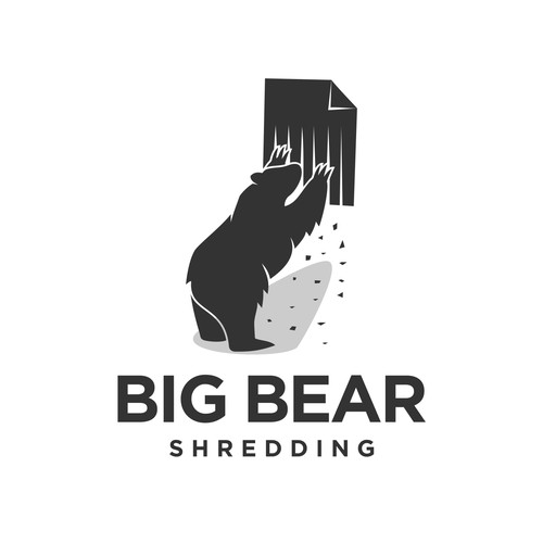 Create eye-catching data security logo for BIG BEAR SHREDDING