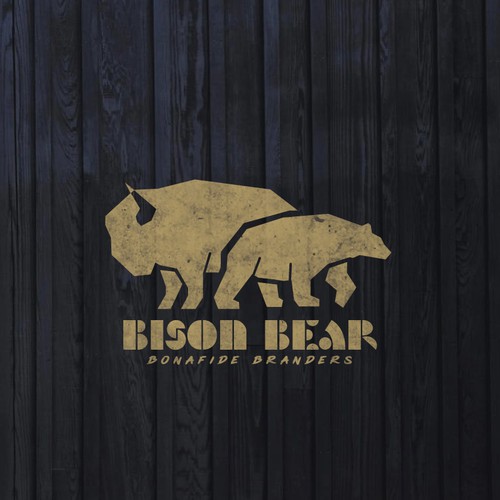 Bison Bear Logo Design