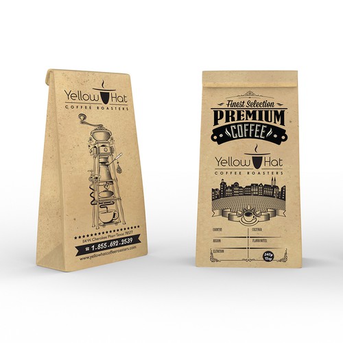 Coffee Coffee Coffee!! We need a great design to go on bags with delicious coffee!