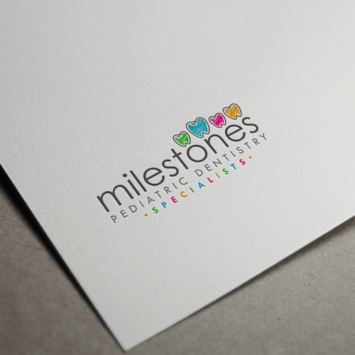 Logo design for milestones Pediatric Dentistry Specialists