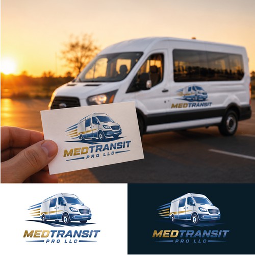Medical transport fleet logo
