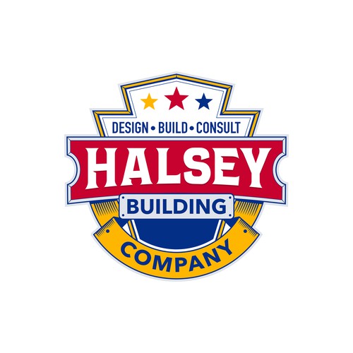 Logo design for HALSEY BUILDING COMPANY