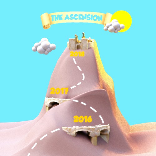 Create The Ascension flyer visually capturing the mission of our organization