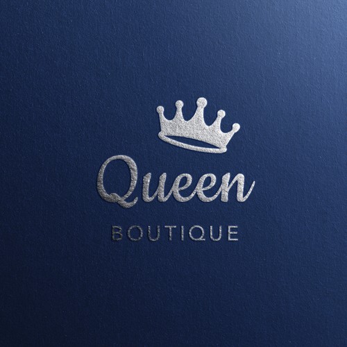 Logo design for boutique Queen