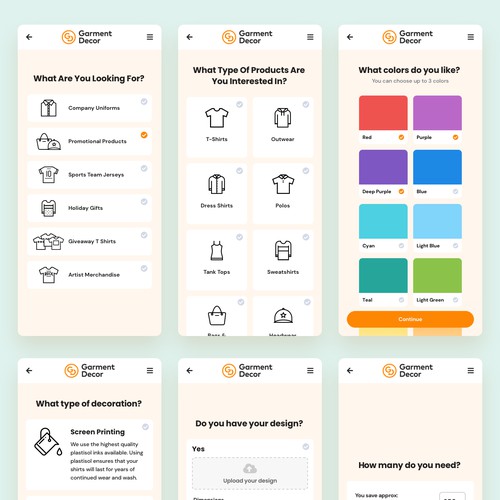 Interactive Quiz for Getting Quote