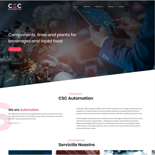 CSC Automation - Business Website