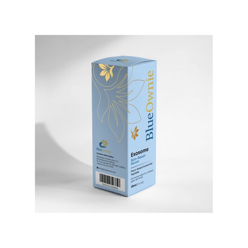 Luxury Packaging Suite – Glass Skin Exosome Serum & Botanical Skincare