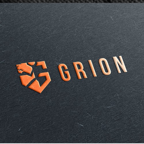 Bold logo for a hunting and fishing company.