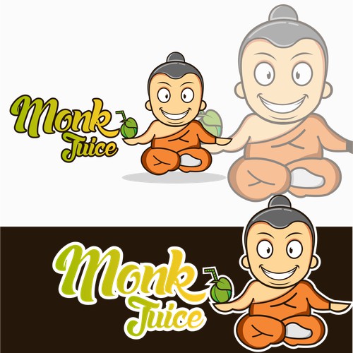 Monk Juice - Logo Design