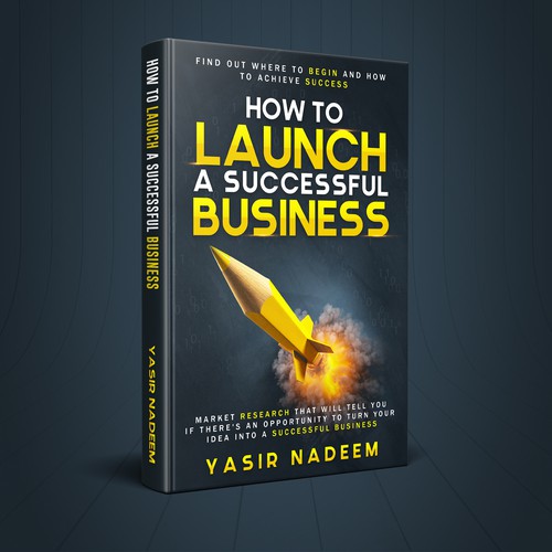 How To Launch a Successful Business - Book Cover Design