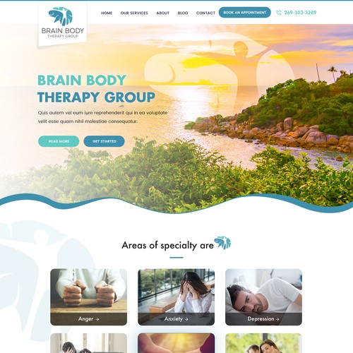 Website Design for Brain Body Therapy Group