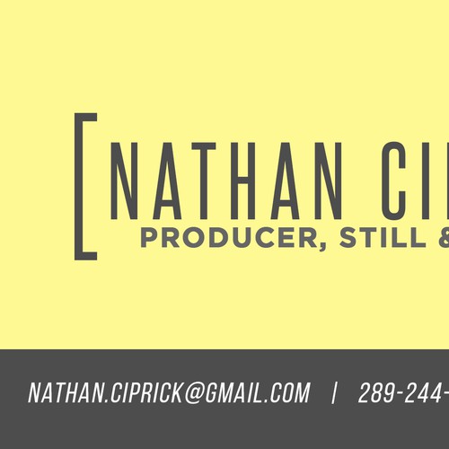 Nathan Ciprick Design 1