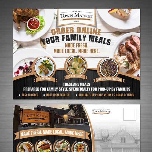 Town Market - Family Meal mailer