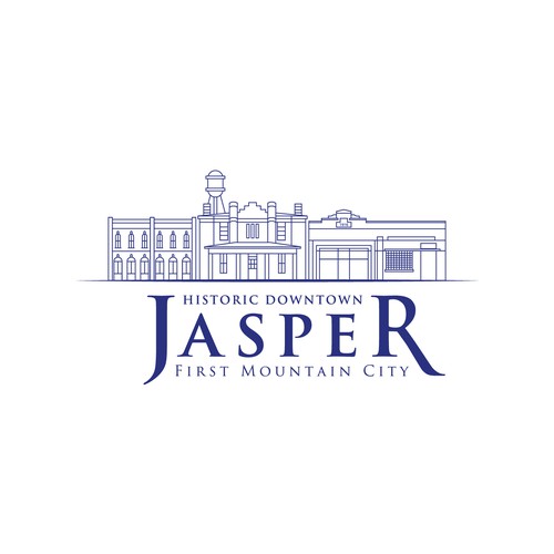 Historic Downtown Jasper Georgia City Logo
