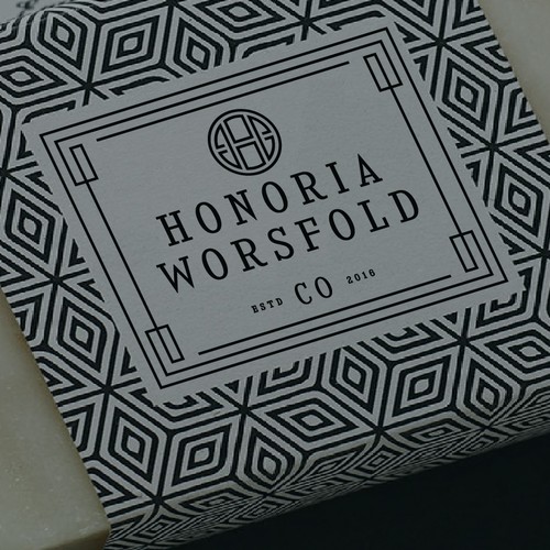 Classic logo for hand made products soap
