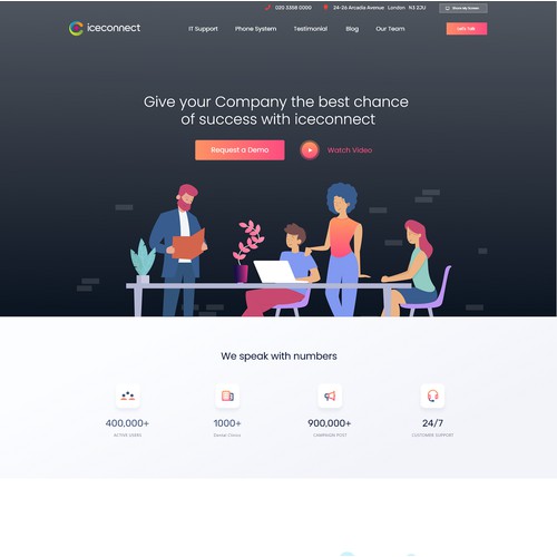 WordPress Theme Design For A Technology Company  