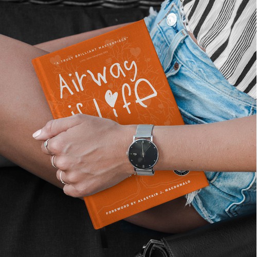 Airway is Life Book Cover Artwork & Design