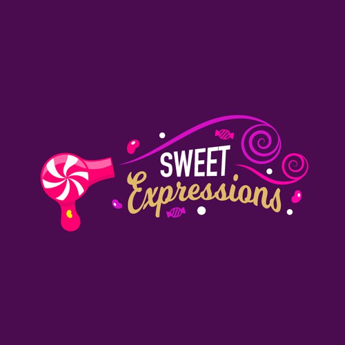 A Fun, Flirty Logo for a Blow Out Lounge