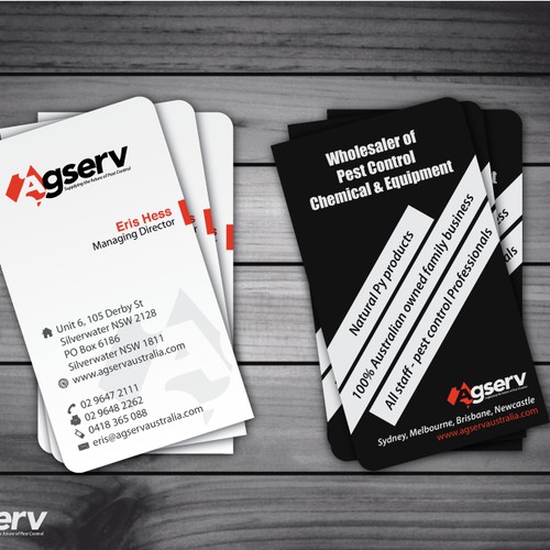 Business Card Proposal For Agserv.