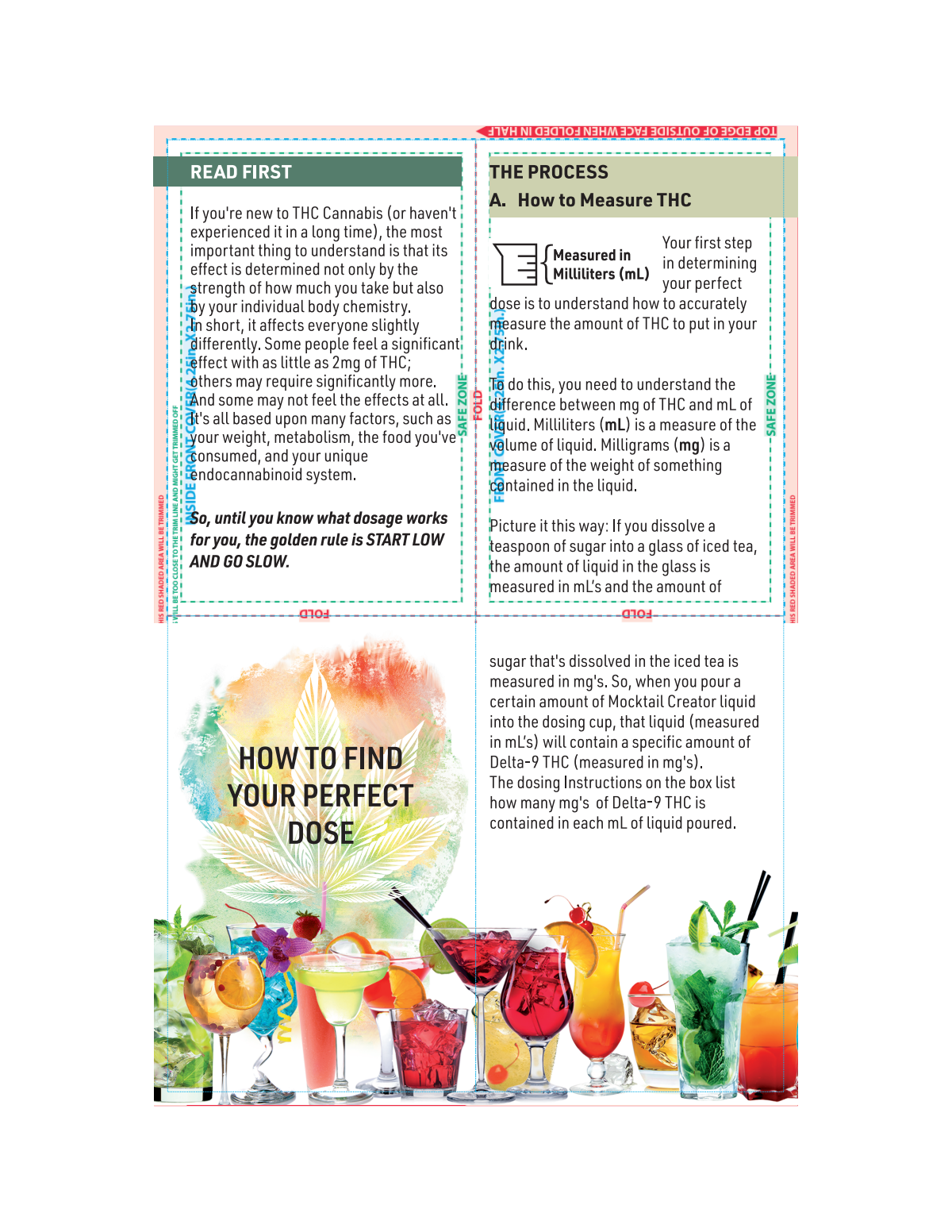 Revise pamphlet to fit new size (HBC-Mocktail Creator)