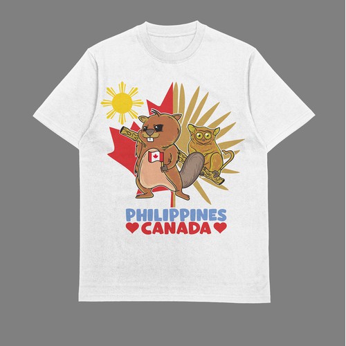 Philippines & Canada Tshirt design
