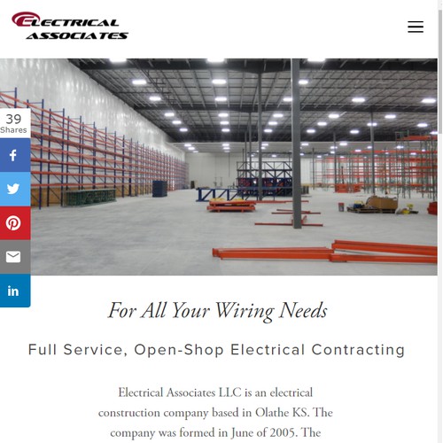 Website Design Local Electrical Contractor 