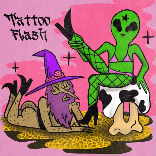 Tattoo flash book