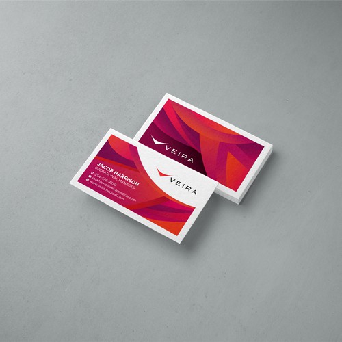 Business Card: Financial Contractor for Medical Industries