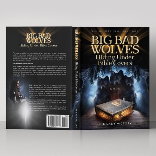 Book Cover for Big Bad Wolves Hiding Under Bible COvers