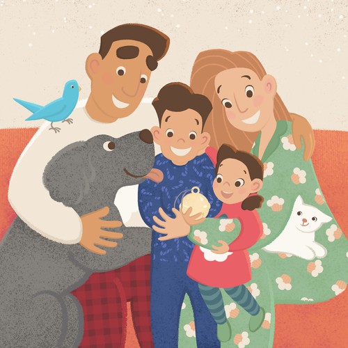 The Boy Who Couldn't Wait for Christmas illustration